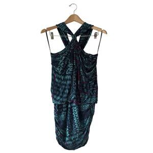 Yigal Azrouel Fez Print Mini Dress Size 3 NEW WITH TAGS